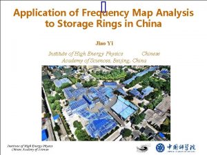 Application of Frequency Map Analysis to Storage Rings