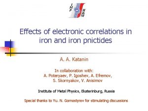 Effects of electronic correlations in iron and iron