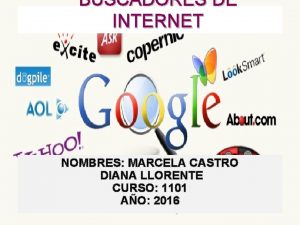 BUSCADORES DE INTERNET NOMBRES MARCELA CASTRO DIANA LLORENTE