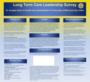 Long Term Care Leadership Survey Dr Douglas Olson