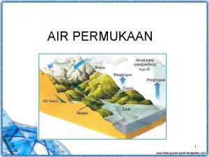 AIR PERMUKAAN 1 Danau adalah lembah atau cekungan