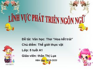 ti Vn hc Th Hoa kt tri Ch