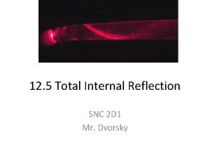 12 5 Total Internal Reflection SNC 2 D