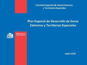 Comisin Especial de Zonas Extremas y Territorios Especiales