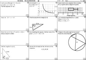 MARK MAXIMISER 6789 2 M Date 24 Some