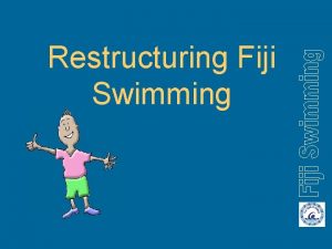 Restructuring Fiji Swimming Fiji Swimming circa 1980 Dolphins