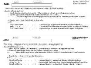 Eesnimi Perekonnanimi Test 4 Algoritmid ja andmestruktuurid 20092010