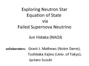 Exploring Neutron Star Equation of State via Failed