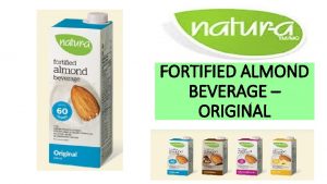 FORTIFIED ALMOND BEVERAGE ORIGINAL COMPROMISO Y MISIN DE