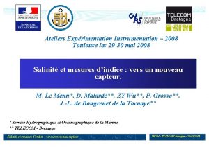 Ateliers Exprimentation Instrumentation 2008 Toulouse les 29 30