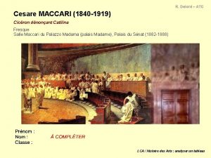 R Delord ATC Cesare MACCARI 1840 1919 Cicron