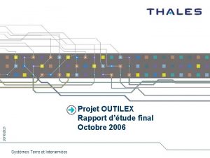 20102021 Projet OUTILEX Rapport dtude final Octobre 2006