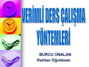 BURCU NALAN Rehber retmen BU SZLER KULLANMAKTAN VAZGEN