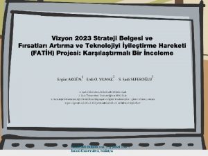 Vizyon 2023 Strateji Belgesi ve Frsatlar Artrma ve