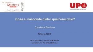 Cosa si nasconde dietro quellorecchio D ssa Laura