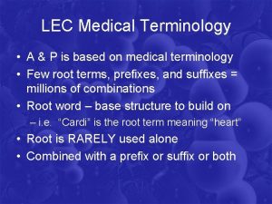 -in suffix medical term