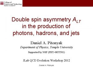 Double spin asymmetry ALT in the production of