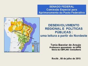 SENADO FEDERAL Comisso Especial para Aprimoramento do Pacto