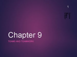 1 Psycholo gy Applied to Work Chapter 9