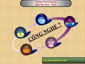Trng THCS Hng H Nm hc 2019 2020