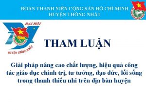 ON THANH NIN CNG SN H CH MINH