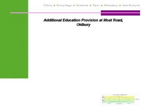 Additional Education Provision at Moat Road Oldbury Timetable