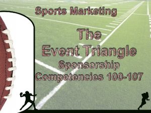 Sports Marketing The Event Triangle Sponsorship Competencies 100