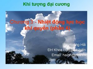 Kh tng i cng Chng 3 Nhit ng