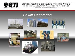 Vibration Monitoring and Machine Protection Systems 1010 E