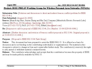 August 2004 doc IEEE 802 15 04 0457