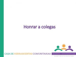 Honrar a colegas Copyright 2014 by The University