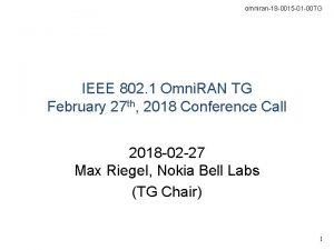 omniran18 0015 01 00 TG IEEE 802 1