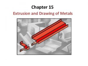 Chapter 15 Extrusion and Drawing of Metals DirectExtrusion