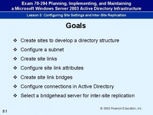 Exam 70 294 Planning Implementing and Maintaining a