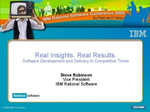 Real Insights Real Results Software Development and Delivery