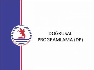 DORUSAL OLMAYAN DORUSAL PROGRAMLAMA DOP DP PROF DR