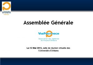 Assemble Gnrale Le 12 Mai 2015 salle de