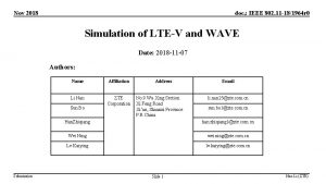 Nov 2018 doc IEEE 802 11 181964 r