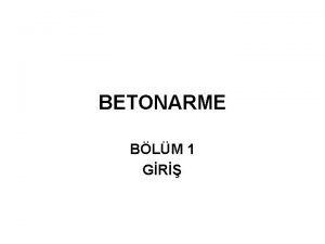 BETONARME BLM 1 GR 1 1 BETON BETONARME