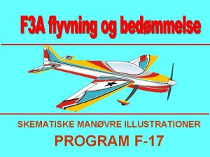 SKEMATISKE MANVRE ILLUSTRATIONER PROGRAM F17 Start procedure bedmmes