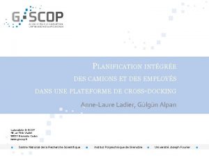 PLANIFICATION INTGRE DES CAMIONS ET DES EMPLOYS DANS