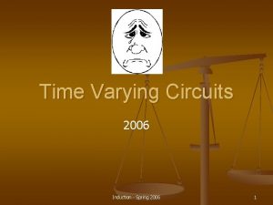 Time Varying Circuits 2006 Induction Spring 2006 1
