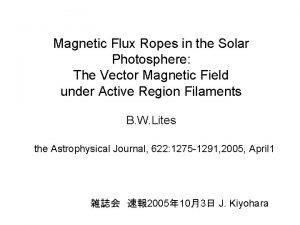 Magnetic Flux Ropes in the Solar Photosphere The