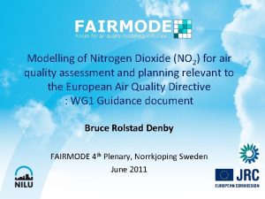 FAIRMODE Forum for air quality modelling in Europe