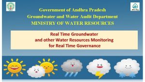 Government of Andhra Pradesh Groundwater and Water Audit