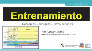 Conceptos principios forma deportiva Prof Vctor Gadea Creative