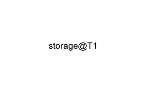 storageT 1 Situazione disco Tier 1 CNAF 2005