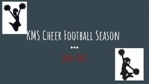 KMS Cheer Football Season 2020 2021 What do