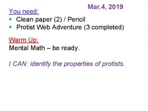 Mar 4 2019 You need Clean paper 2