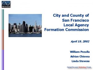 City and County of San Francisco Local Agency